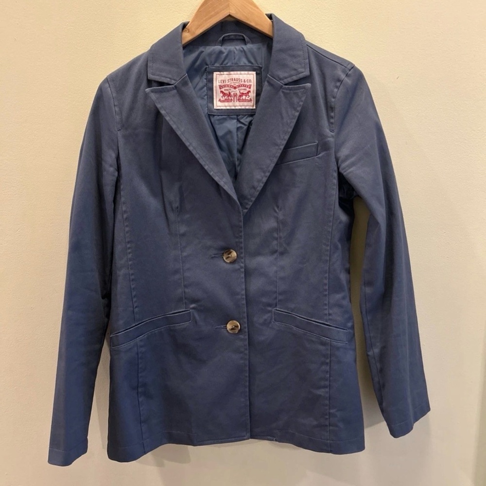 Levi's Women's Blue Blazer Jacket-size XS